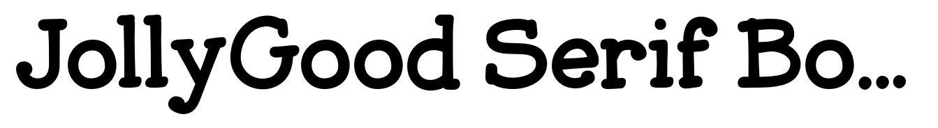JollyGood Serif Bold